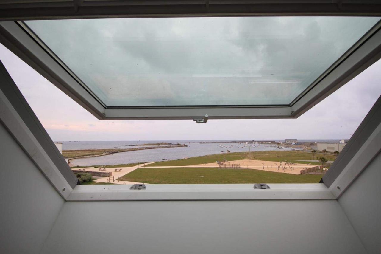 Appart-Duplex Vue Mer Panoramique Balcon & Piscine Proche Commerce Penmarc'h Luaran gambar