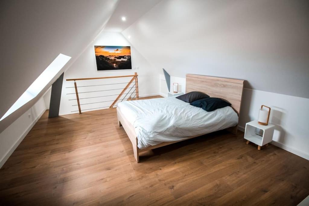 Appart-Duplex Vue Mer Panoramique Balcon & Piscine Proche Commerce Penmarc'h Luaran gambar