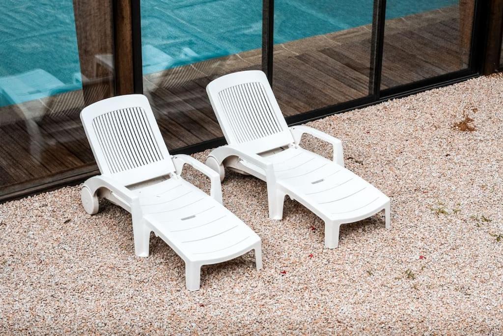 Appart-Duplex Vue Mer Panoramique Balcon & Piscine Proche Commerce Penmarc'h Luaran gambar