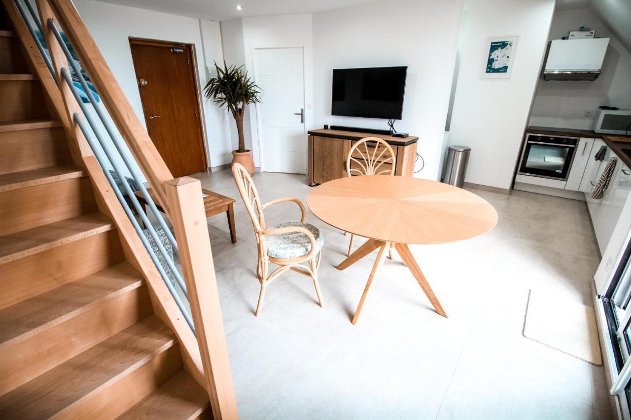 Appart-Duplex Vue Mer Panoramique Balcon & Piscine Proche Commerce Penmarc'h Luaran gambar