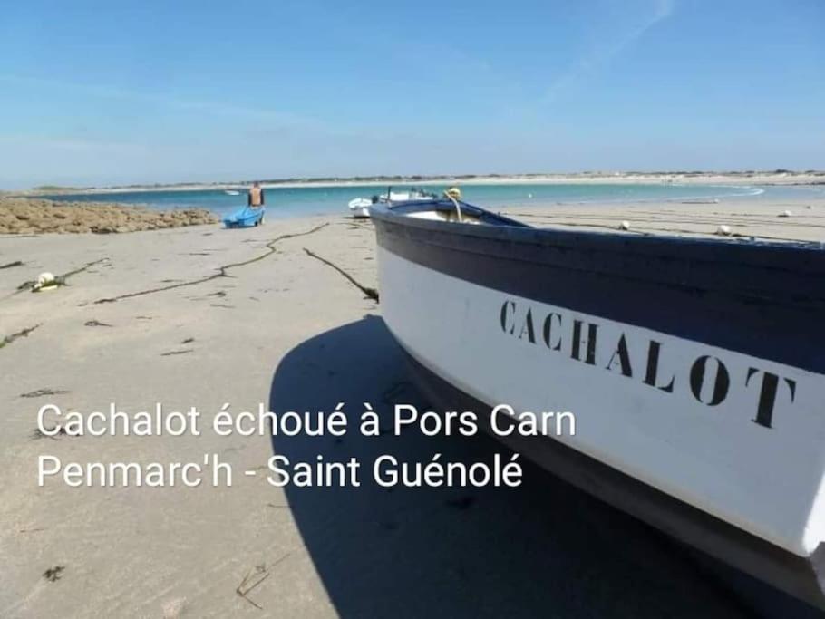 Appart-Duplex Vue Mer Panoramique Balcon & Piscine Proche Commerce Penmarc'h Luaran gambar
