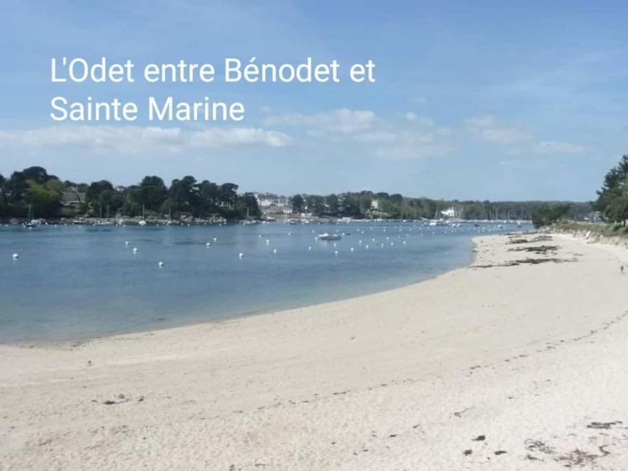 Appart-Duplex Vue Mer Panoramique Balcon & Piscine Proche Commerce Penmarc'h Luaran gambar